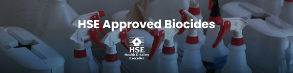 HSE Approved Biocides Mobile Banner